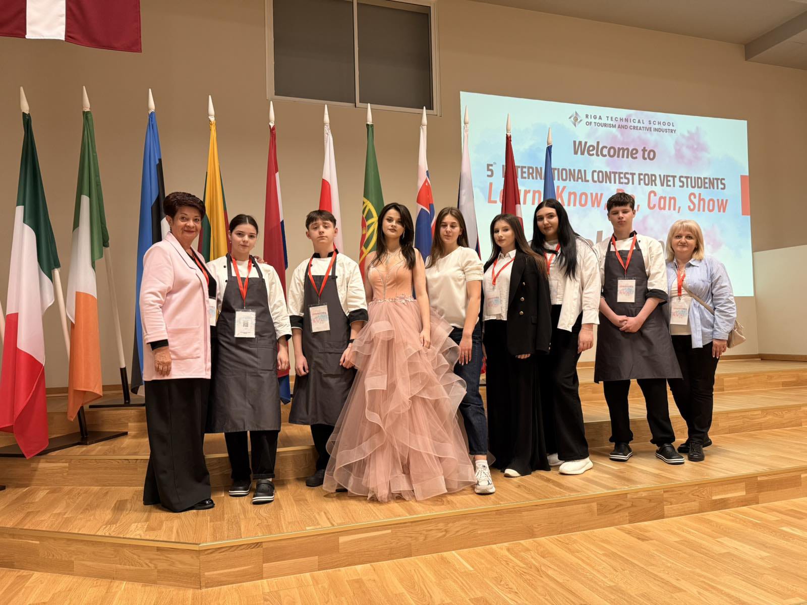 Команда ЛПКСОП на відкритті конкурсу Erasmus+ у Ризі