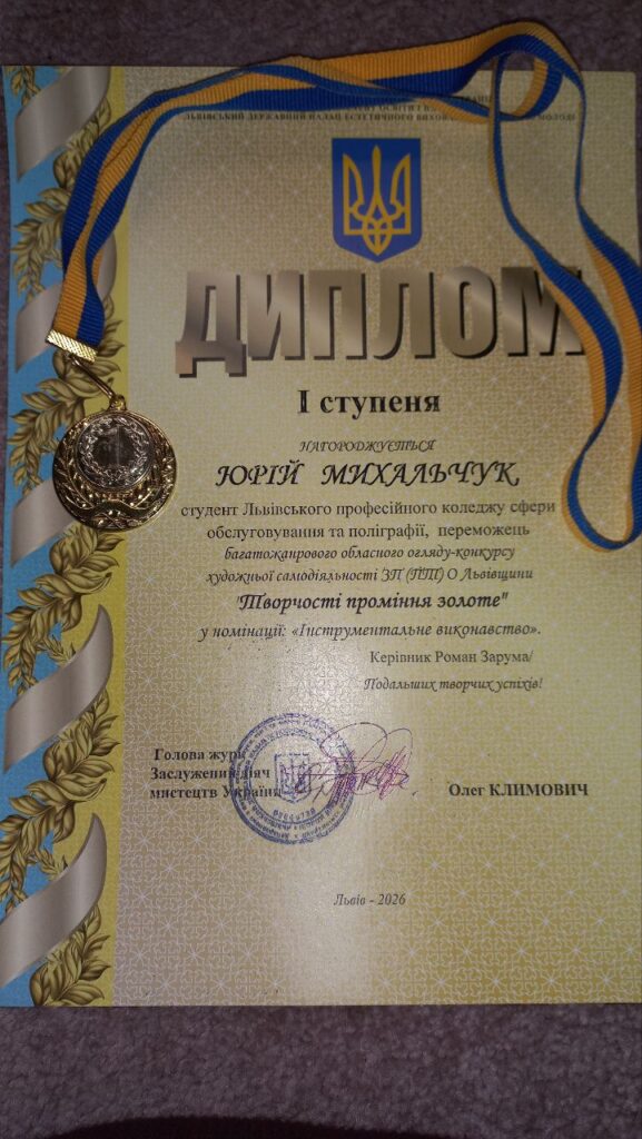 Юрій Михальчук електрогітара, ЛПКСОП